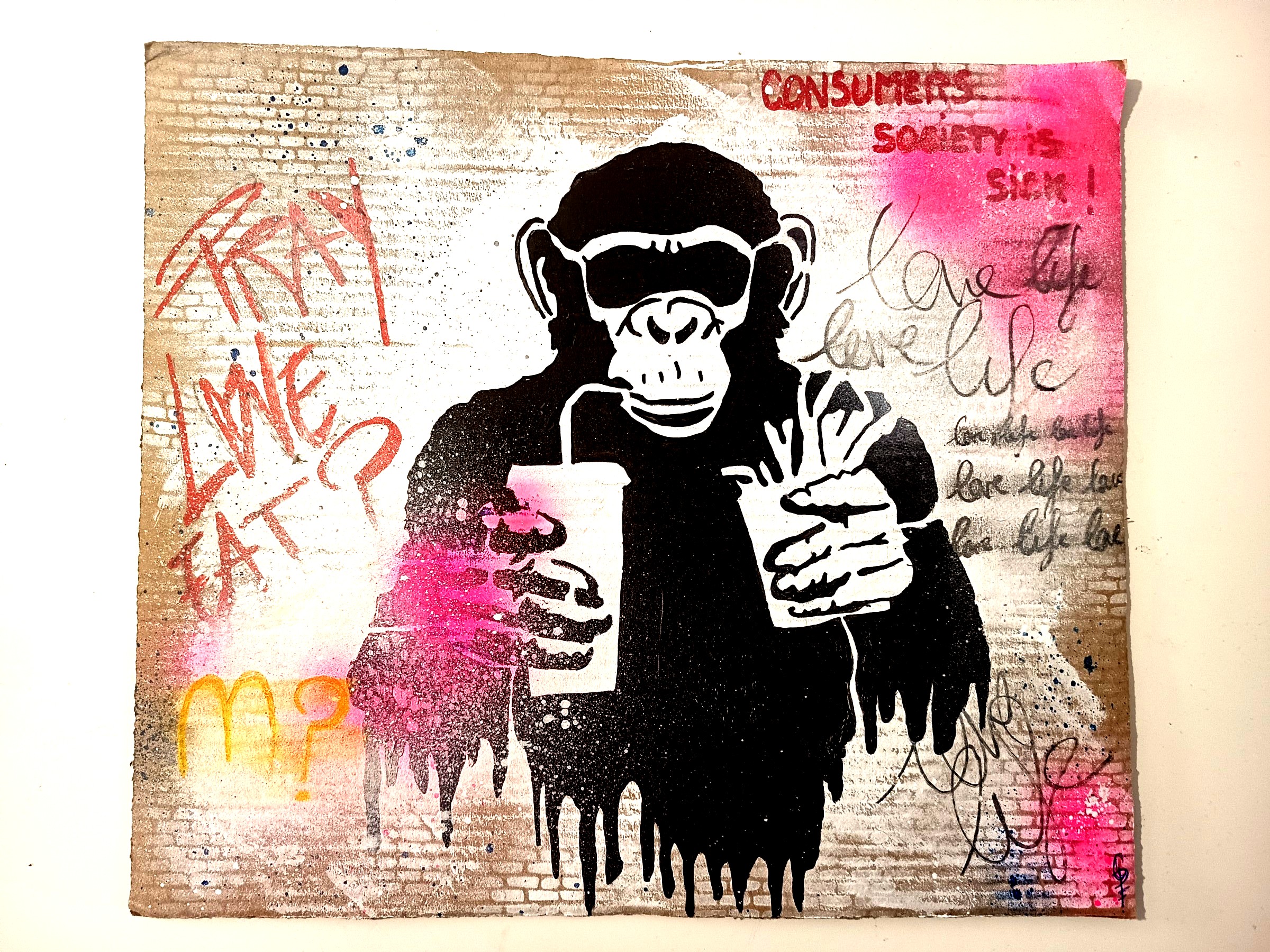 Consumers - Œuvre originale de Cely