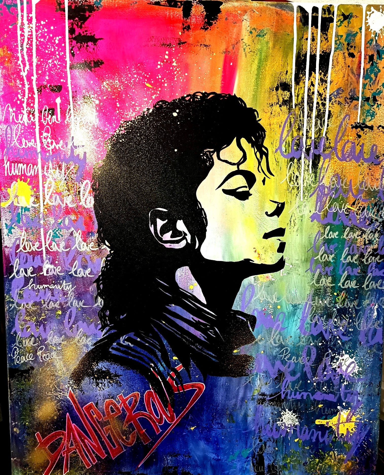 MJ - Œuvre originale de Cely