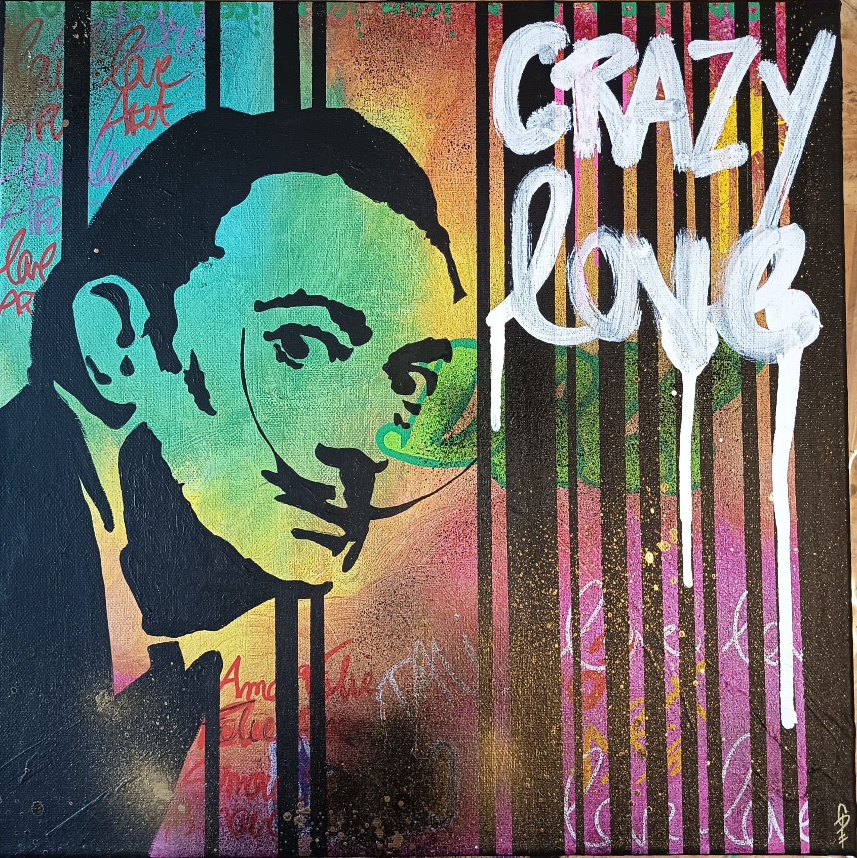 Crazy Dali - Œuvre originale de Cely