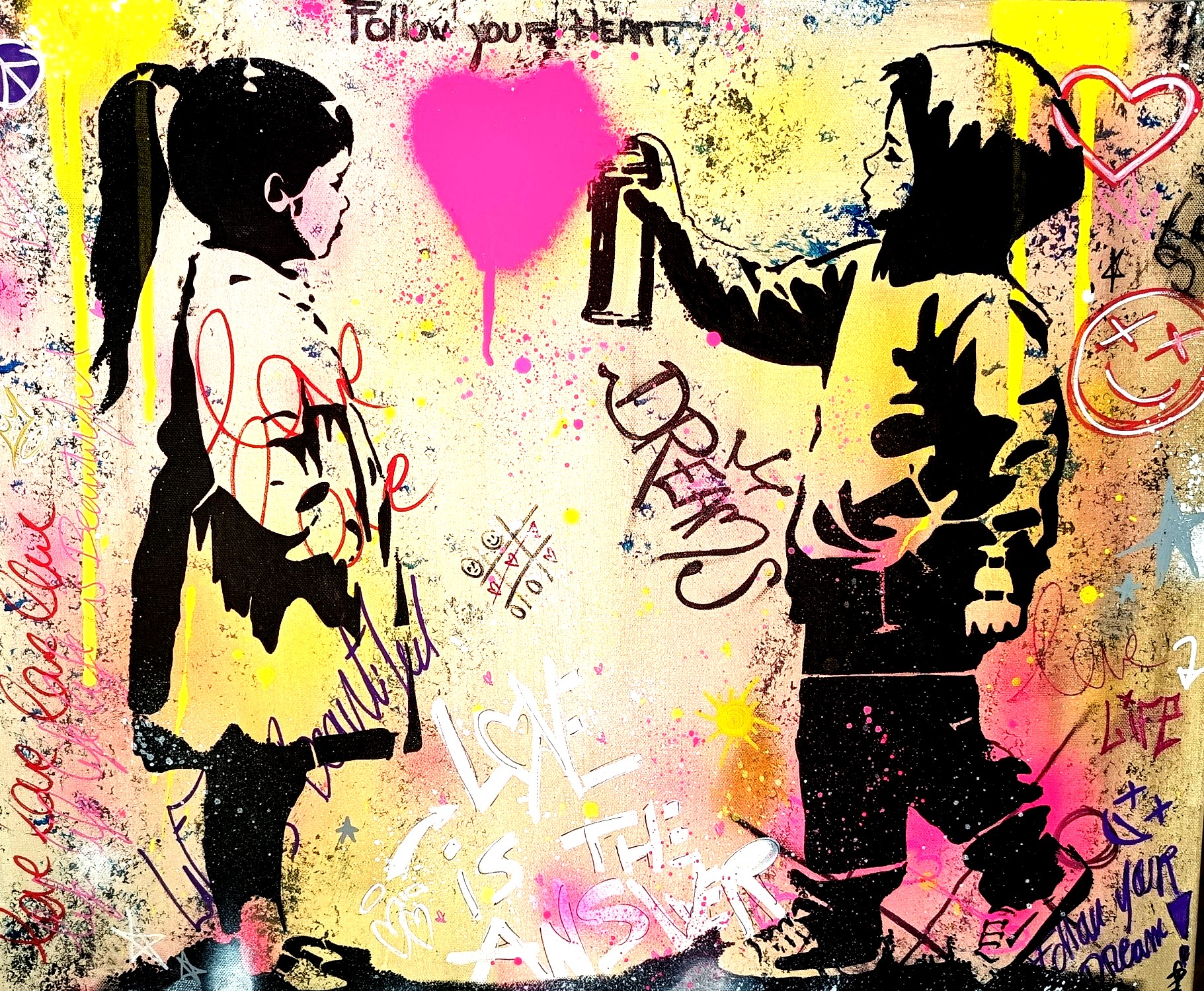 Follow your heart - Œuvre originale de Cely