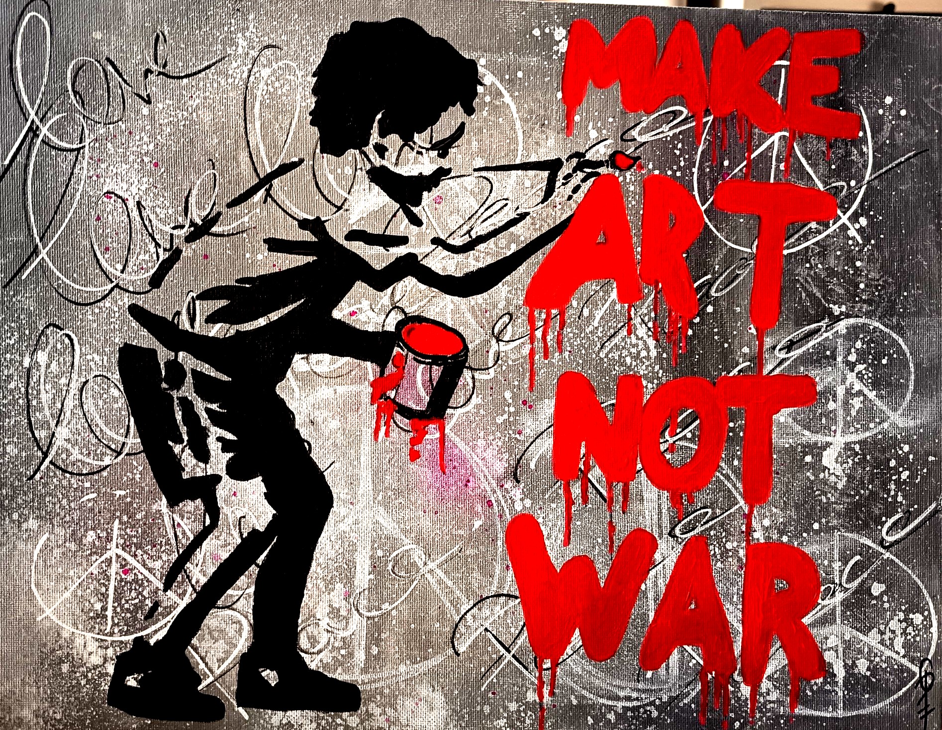 Make art - Œuvre originale de Cely