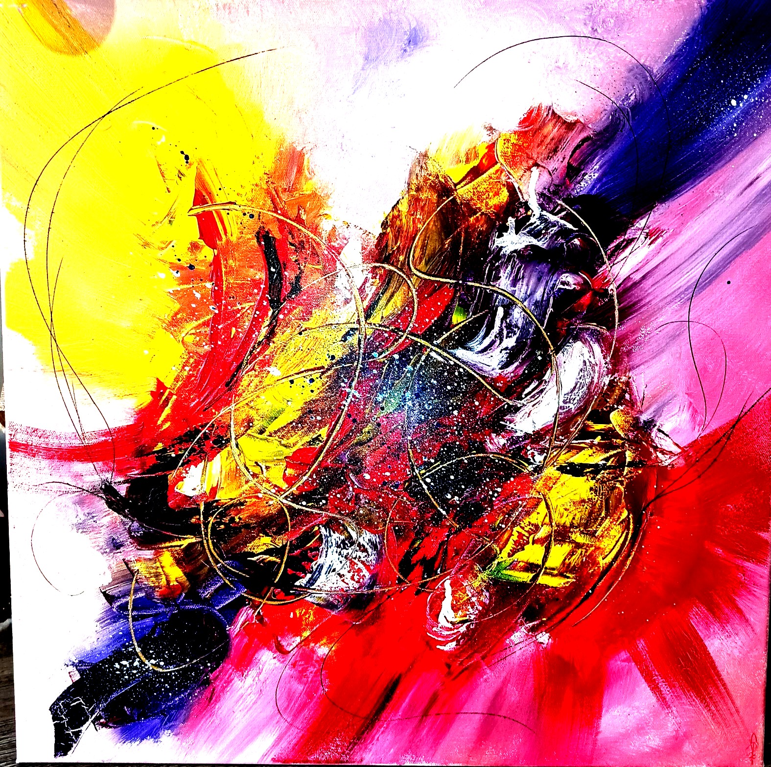 Fractures - Œuvre originale de Cely