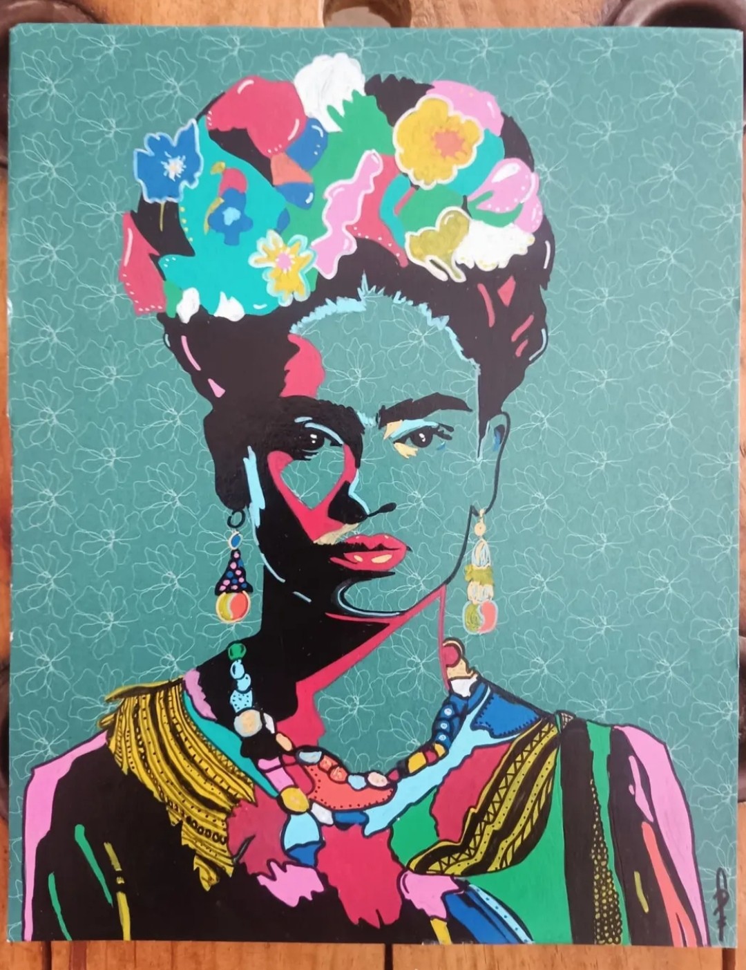 Viva la Frida - Œuvre originale de Cely
