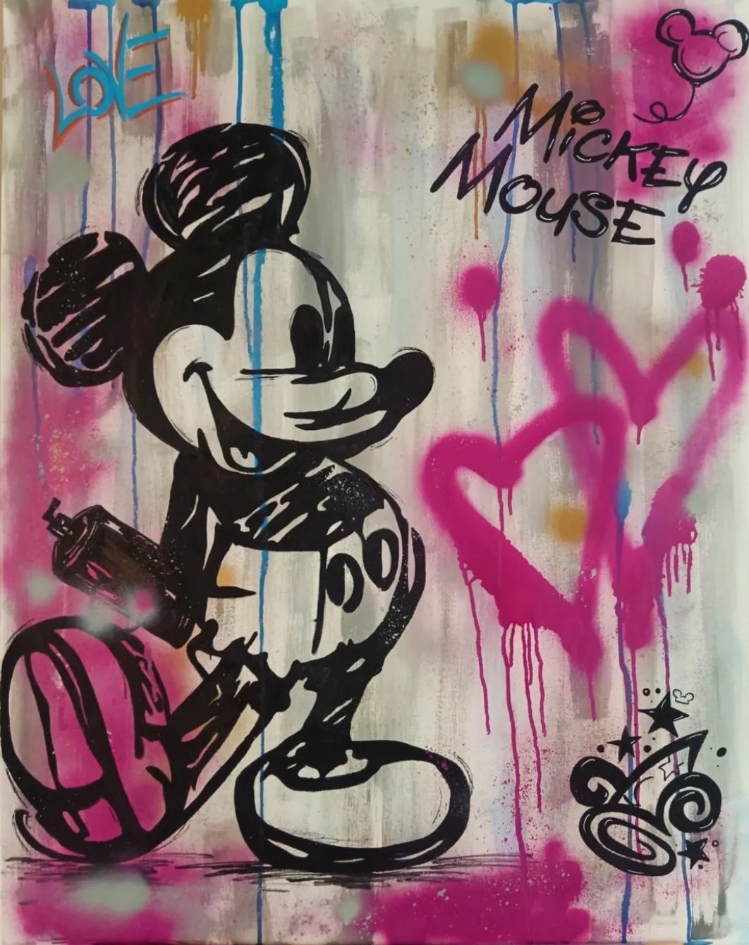 Love Mickey - Œuvre originale de Cely
