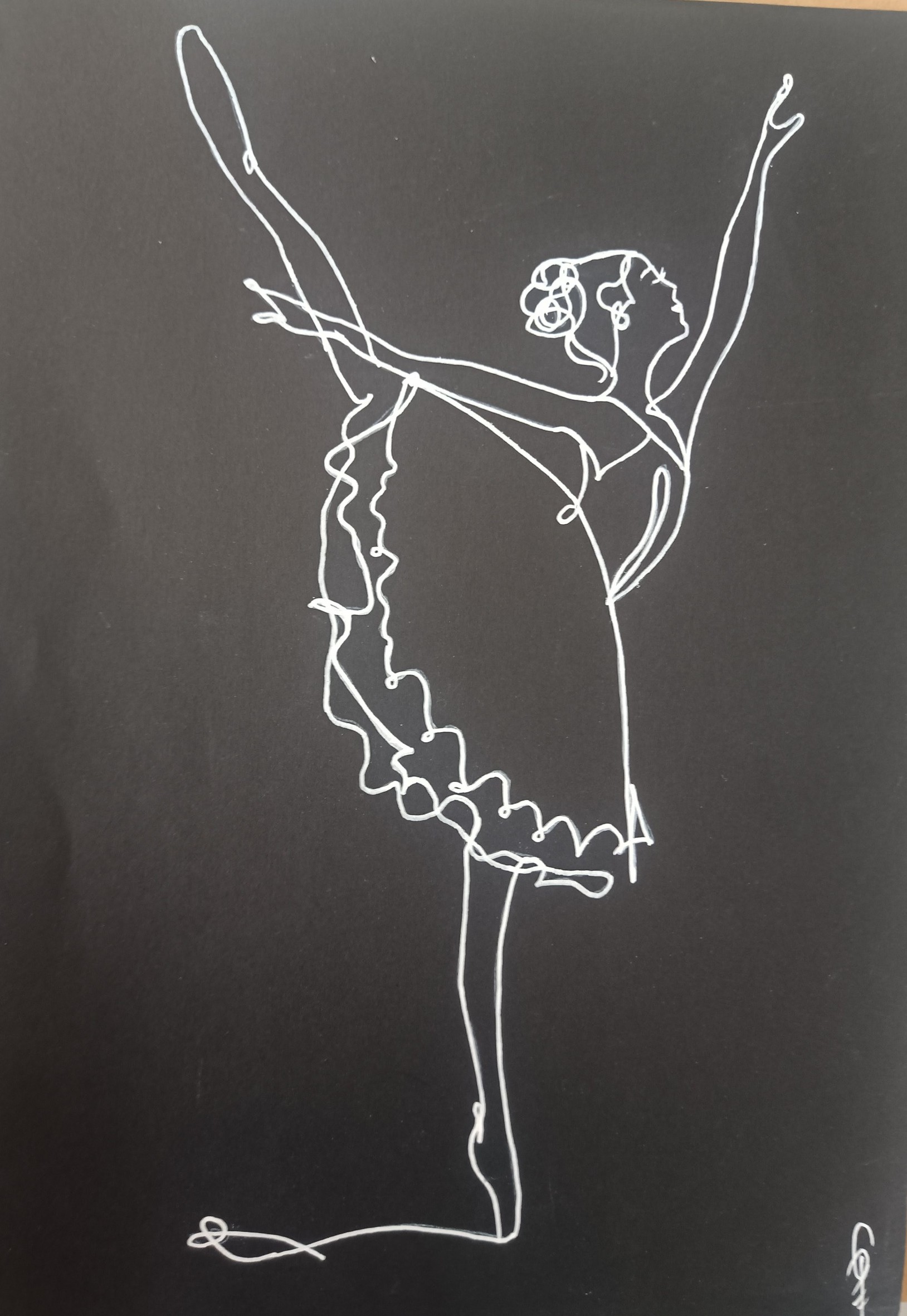 Danseuse - Œuvre originale de Cely