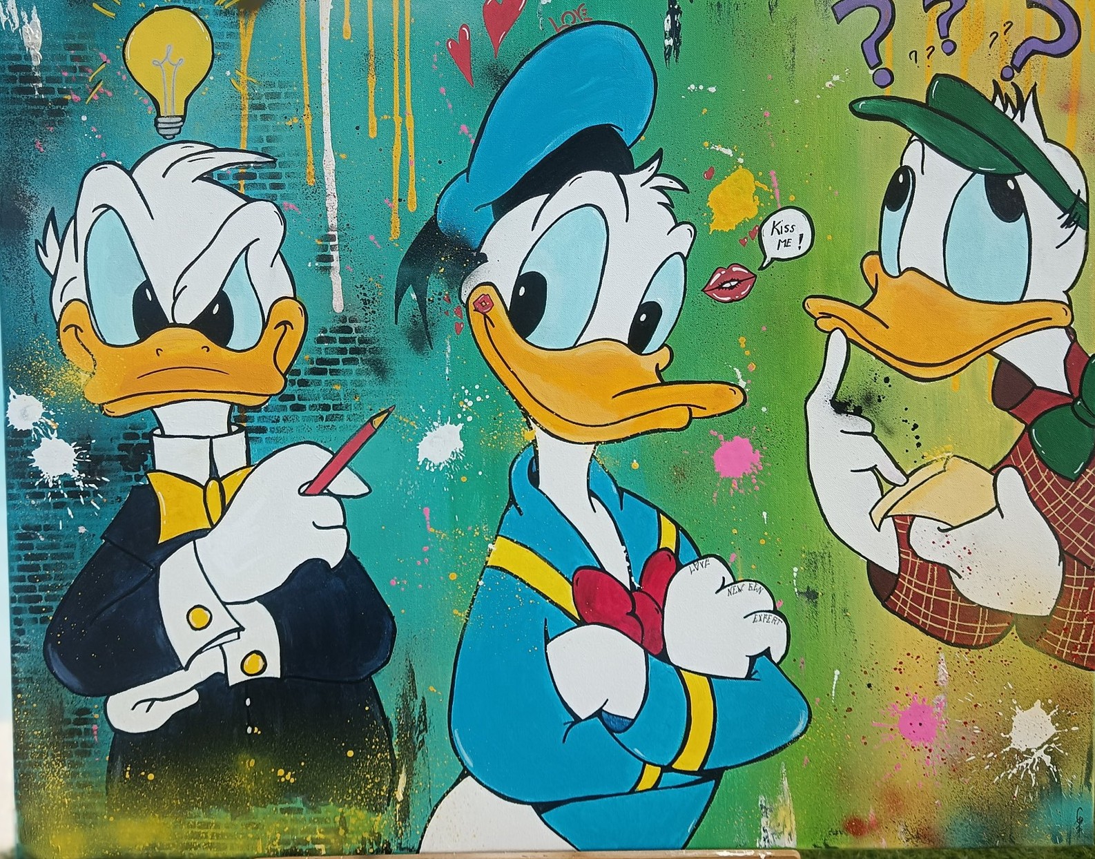 Trio - Œuvre originale de Cely