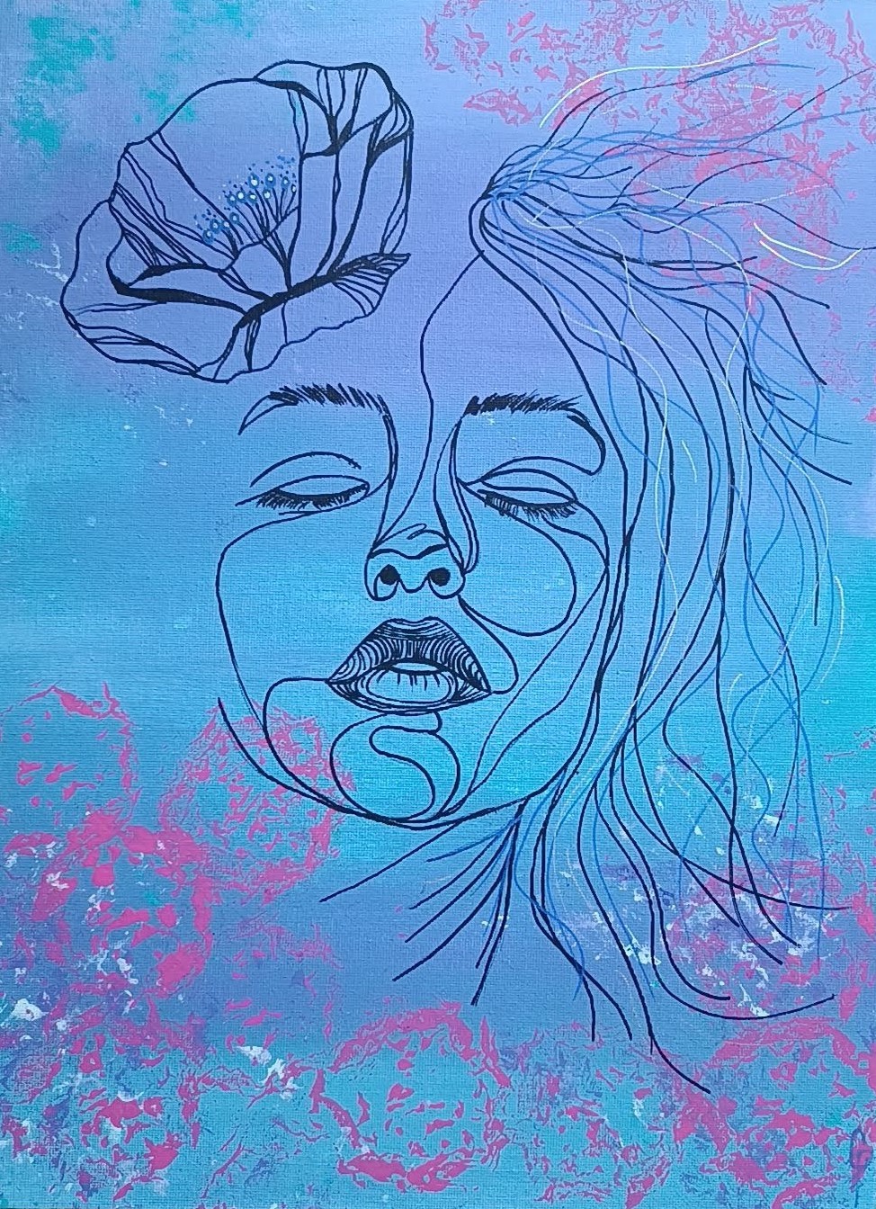 Breathe me - Œuvre originale de Cely