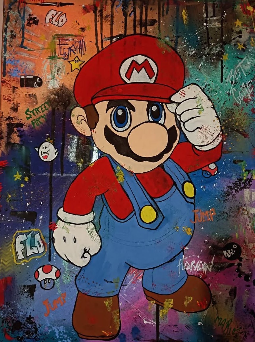 Mario - Œuvre originale de Cely