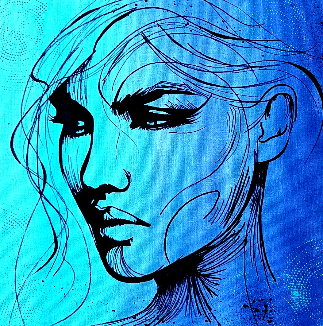 Déterminée - Œuvre originale de Cely