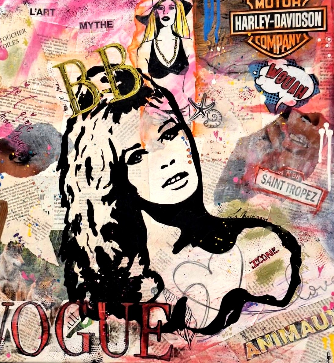 B.B - Œuvre originale de Cely
