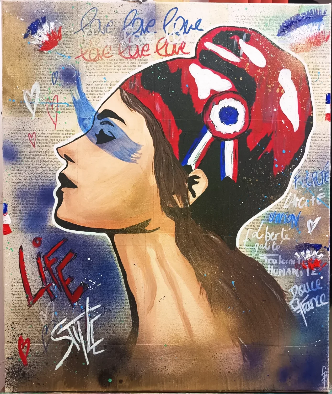 Marianne 2 - Œuvre originale de Cely