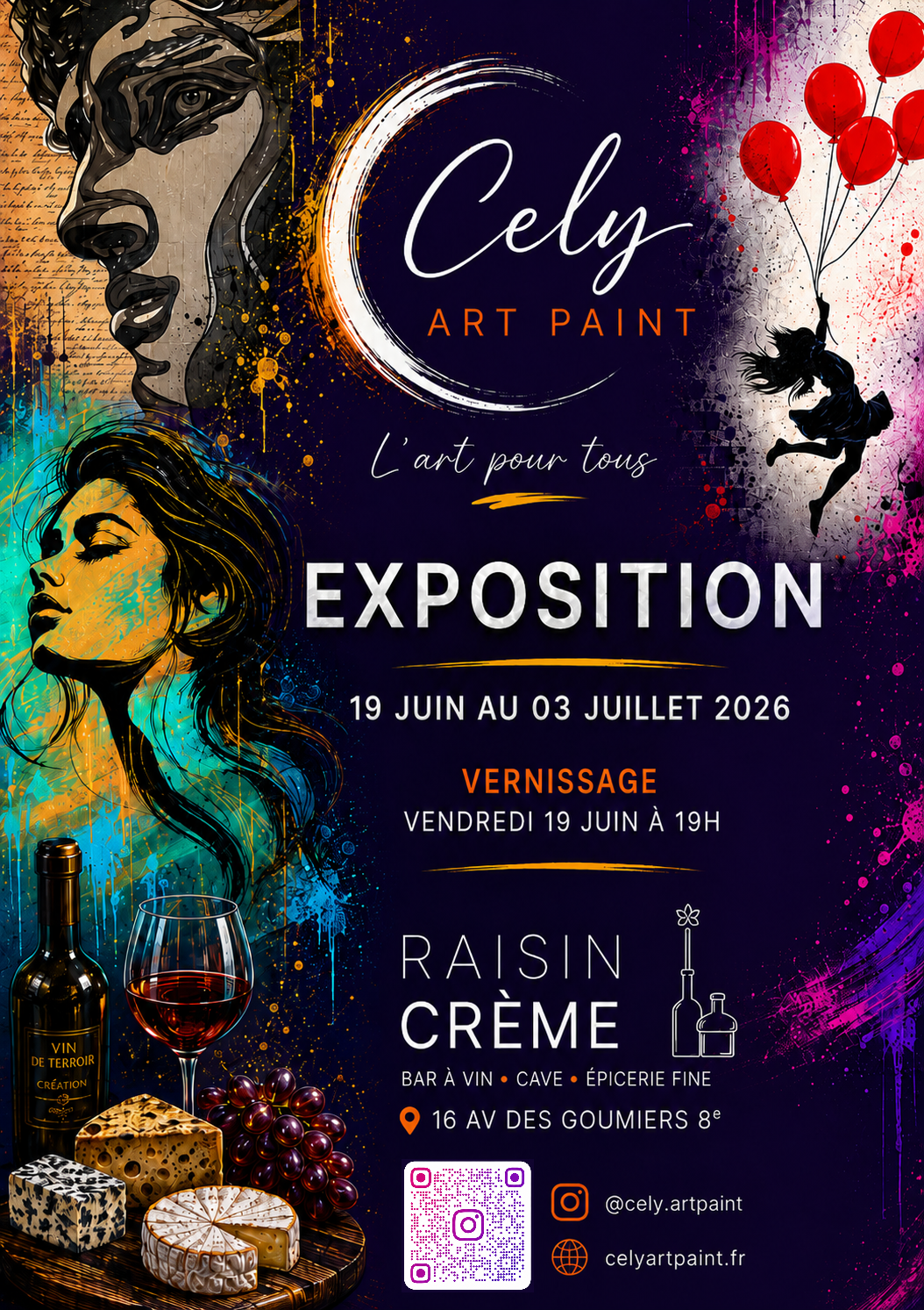 Exposition Raisin Crème - exposition de Cely