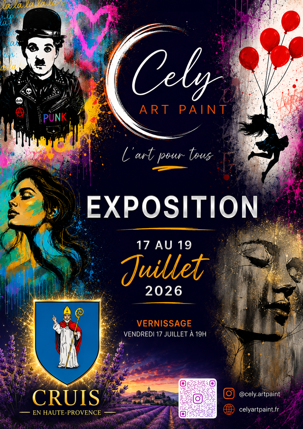 Exposition Village de Cruis - exposition de Cely